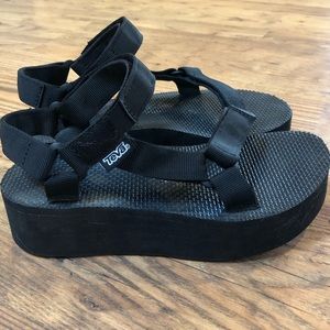 Teva Flatform Universals, black, 7